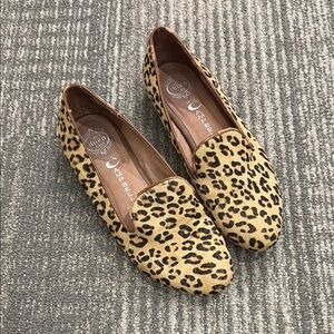 Leopard Print Women's Loafers